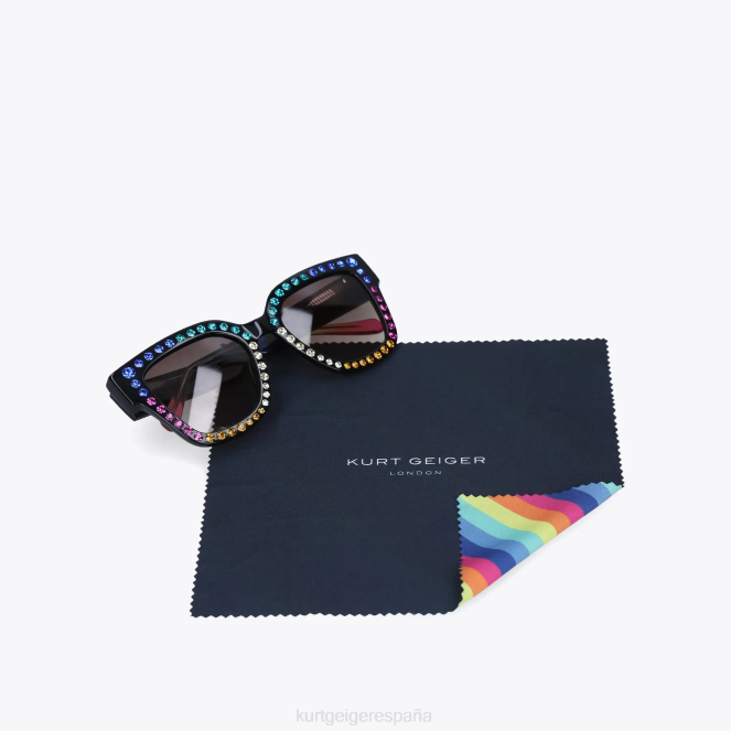 Kurt Geiger mujer gafas de sol london joya arcoiris 2LPR216 | accesorios negro